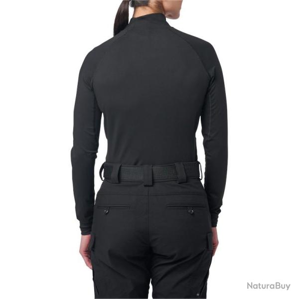Pull Over Femme Mock Neck Manches Longues Noir 5.11 Tactical