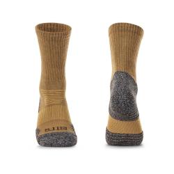 5.11 Tactical Chaussettes Duty Ready Ultra Crew Coyote - Lot de 2 paires (S)
