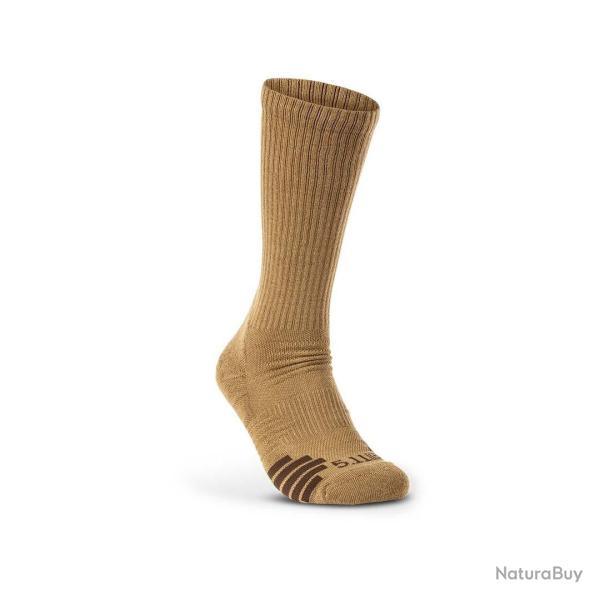 5.11 Tactical Chaussettes Duty Ready Plus OTC Coyote - Lot de 3 paires (L)