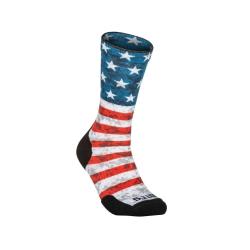 5.11 Tactical Chaussettes Sock & AWE Crew American Flag - Bleu - Taille S