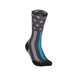 5.11 Tactical Chaussettes Sock & AWE Crew Thin Blue Line - Noir - Taille M