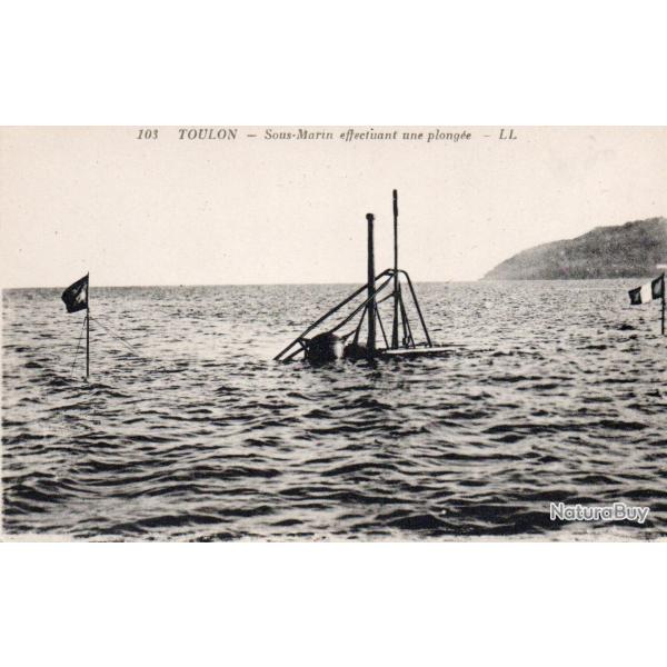 Carte postale sous-marin Toulon -N�7701