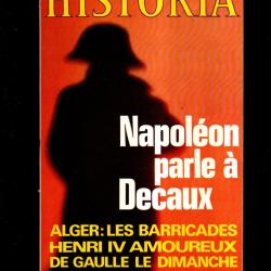 historia 339, barricades d'alger 1960, napol&eacute;on, l'or des camps, de gaulle le dimanche, bessemer aci