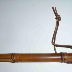 BELLE CANNE DE MARCHE DE COLLECTION EN BAMBOU