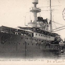 Carte Postale Ancienne - Marine de Guerre - Le "Henri IV" -N&deg;7704