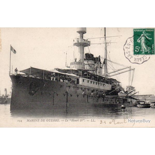 Carte Postale Ancienne - Marine de Guerre - Le "Henri IV" -N�7704