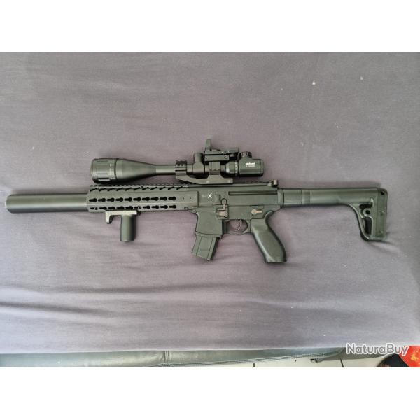 Carabine SIG SAUER cal.4.5mm mcx co2 plomb noir