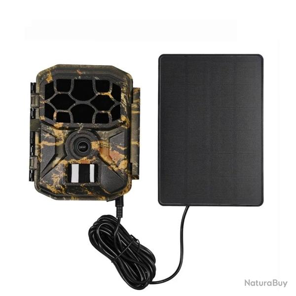 Cam�ra de Chasse Solaire 8K 60MP WiFi Vision Nocturne 20m D�tection 0.1s IP66