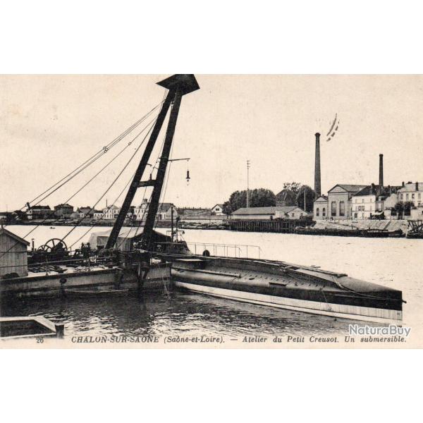 Carte Postale Ancienne - Chalon-sur-Sa�ne, Atelier du Petit Creusot, -N�7713