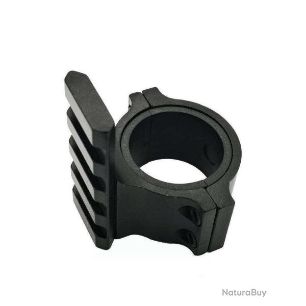 Collier de montage Picatinny aluminium pour lunette de diam�tre 30 mm et adaptateur 25.4 mm - Neuf