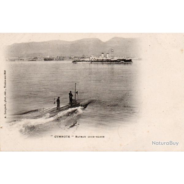 Carte Postale Bateau Sous-Marin "Gymnote" � Toulon-sur-Mer -N�7714