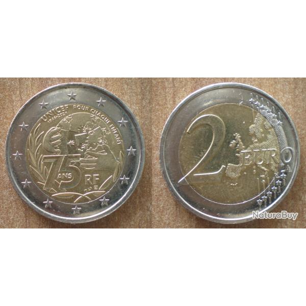 France 2 Euro 2021 Neuve Piece 75 ans de l UNICEF Euros