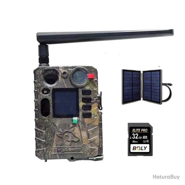 Cam�ra de Chasse 4G BolyGuard BG410-MS 37MP 4K LTE Vision Nocturne 30m IP66 + Solaire