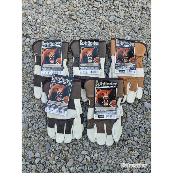 Lot 5 paires de gants