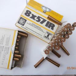 douilles cal 8x57 JR