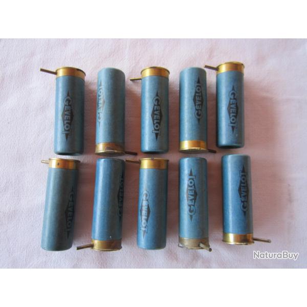 Boite de cartouches de collection, � broche, Cal 12 plomb 6 PN en carton