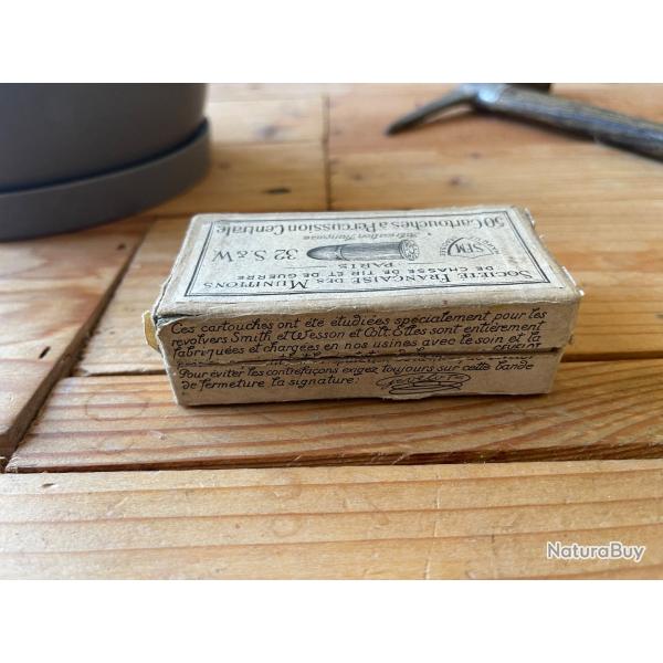 Munitions avant 1900 smith et Wesson 32 short boite de 50.