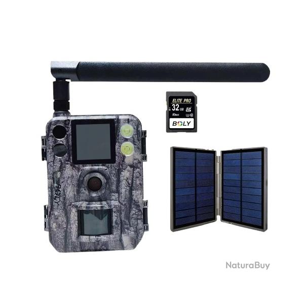 Cam�ra de Chasse 4G BolyGuard SG520M-Q 37MP LTE IP68 Vision Nocturne 940nm + Solaire