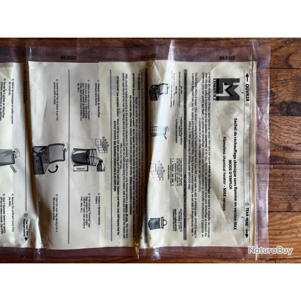 Sachet de r�chauffage chimique