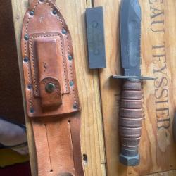 Couteau, pilote d'h&eacute;licopt&egrave;re, camillus 1984