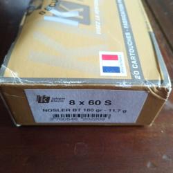 Balle 8x60s sologne klassic  180gr