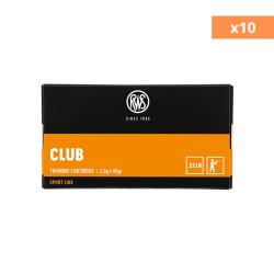 .22LR CLUB 2.6G 40GR X500 - RWS