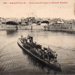 Carte Postale Granville Sous-marin dans le Grand Bassin -N&deg;7715