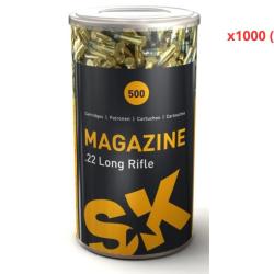 MUNITIONS SK CALIBRE 22LR STANDARD PLUS MAGAZINE 40gr - 2.6g x1000 