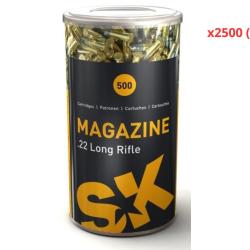 MUNITIONS SK CALIBRE 22LR STANDARD PLUS MAGAZINE 40gr - 2.6g x2500 