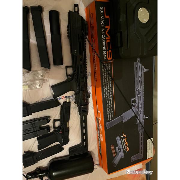 Lot r�pliques airsoft HPA de G�G Armament