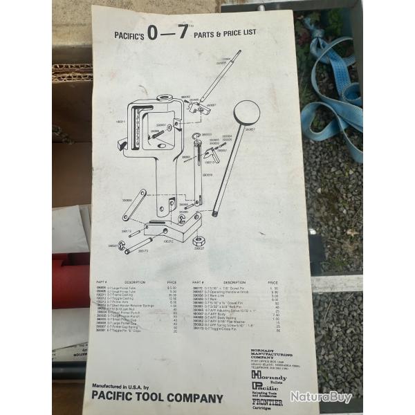 presse de rechargement pacific