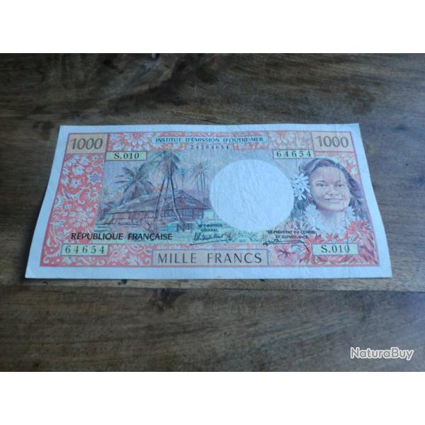 monnaie mille francs territoires fran�ais tahiti  S.010 64654