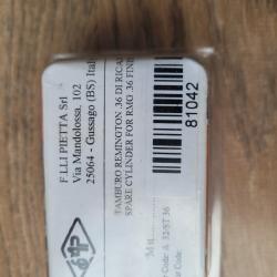 barillet pour pietta poudre noire