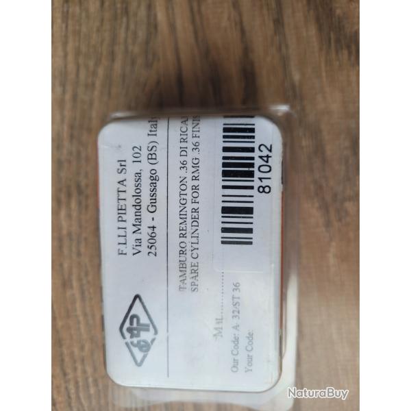 barillet pour pietta poudre noire