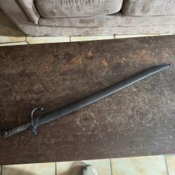 Ba&iuml;onnette ancienne fran&ccedil;aise - pi&egrave;ce authentique WW1