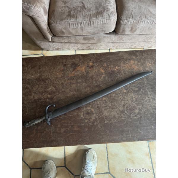 Ba�onnette ancienne fran�aise - pi�ce authentique WW1