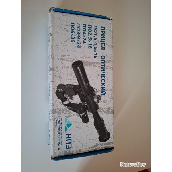 Lunette NPZ PO6x36 pour SVD/Tigr