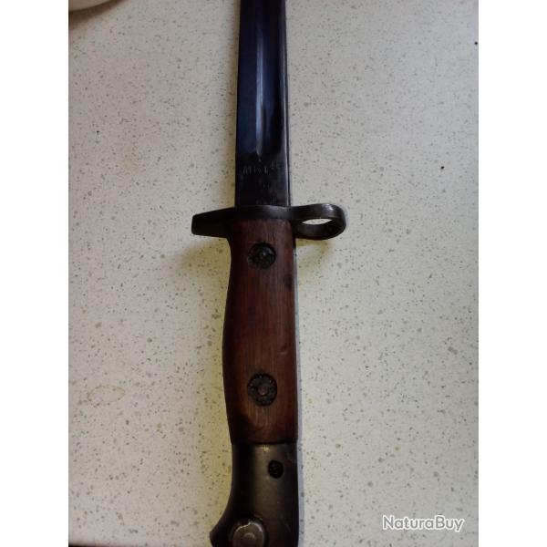 Ba�onnette enfield MK 1 FR 56 fabriquant JAC ( j.a.chapmann)