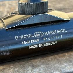 Classique lunette variable NICKEL & MARBURG 1,5-6x   E/D/S - 1� sans prix de r&eacute;serve
