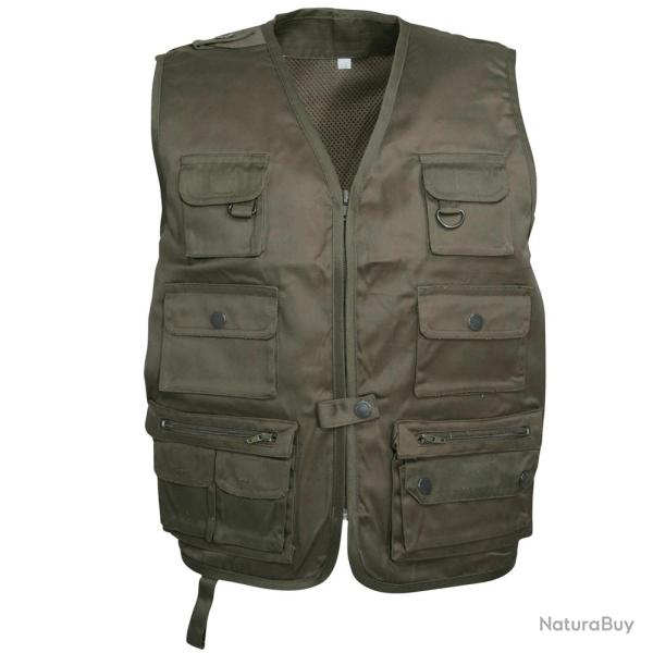 Gilet reporter enfant KAKI 14A