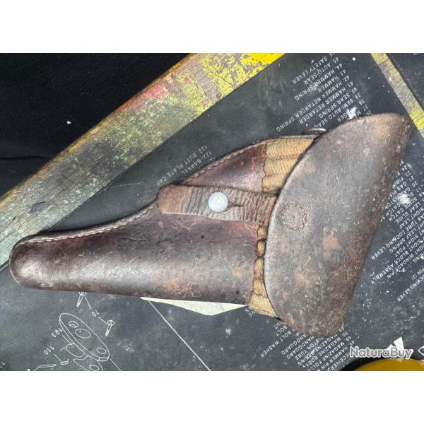 Holster, �tui pour revolver 1882 ou 1882/28. R�glementaire suisse.