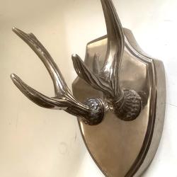 Porte Manteau bois de cerf en aluminium