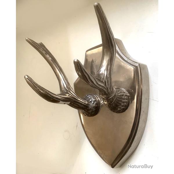 Porte Manteau bois de cerf en aluminium