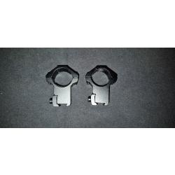 Support lunette de tir rail 11mm diam&egrave;tre 25mm