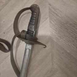 Sabre d'ordonnance suisse ancien SIG Neuhausen + fourreau & dragonneSuperbe sabre militaire suisse