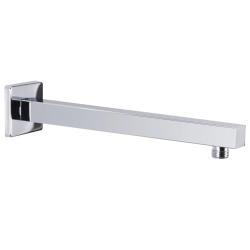 Bras de support de douche Carr&eacute; Inox 201 Argent&eacute; 30 cm