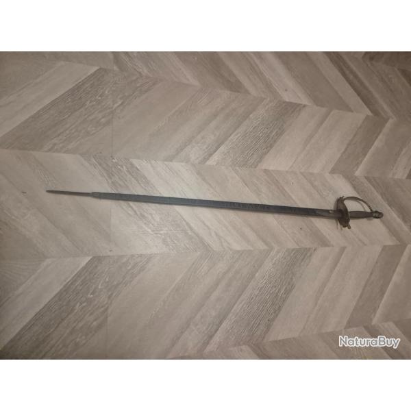 Sabre d'officier fran�ais ancien - �poque Restauration (vers 1820-1840) - avec fourreau