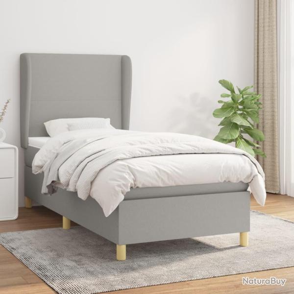 Ensemble de Canap�s avec coussin 7 pcs Beige et gris polyrotin