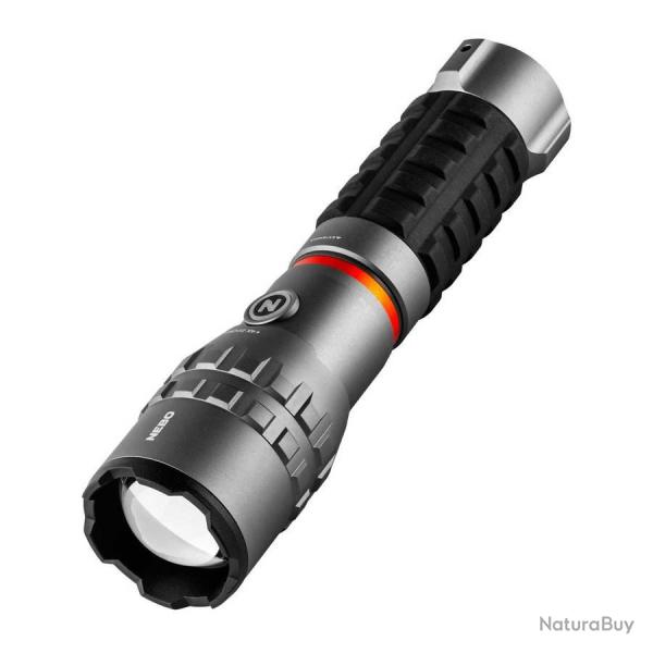 NEBO Slyde King 4K Lampe Torche LED Rechargeable 4000 Lumens - Torche + Lampe de Travail COB