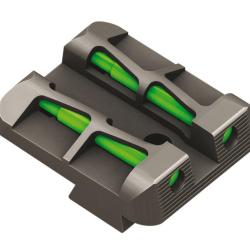 GLOCK Hausse Fibre Optique 6,5 mm GLLW15 Fibres Interchangeables - Pr&eacute;cision de Tir Optimale